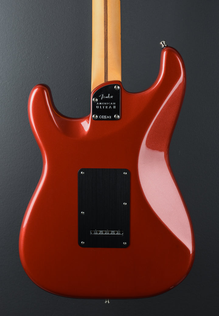 American Ultra II Stratocaster - Sinister Red