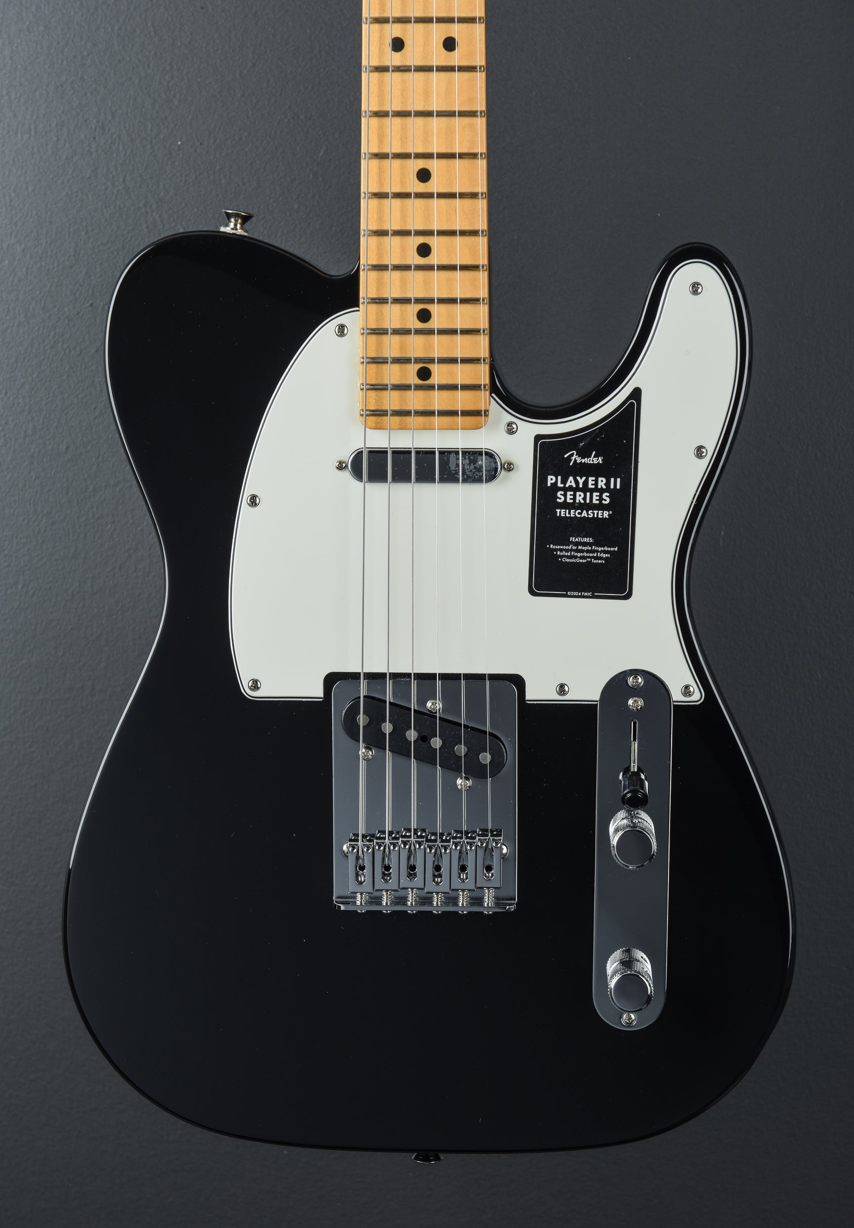 Fender Player II Telecaster Electric Guitar - Black with