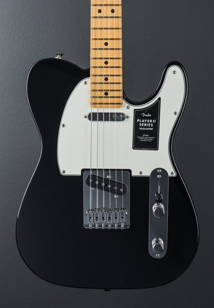 Player II Telecaster - Black w/Maple