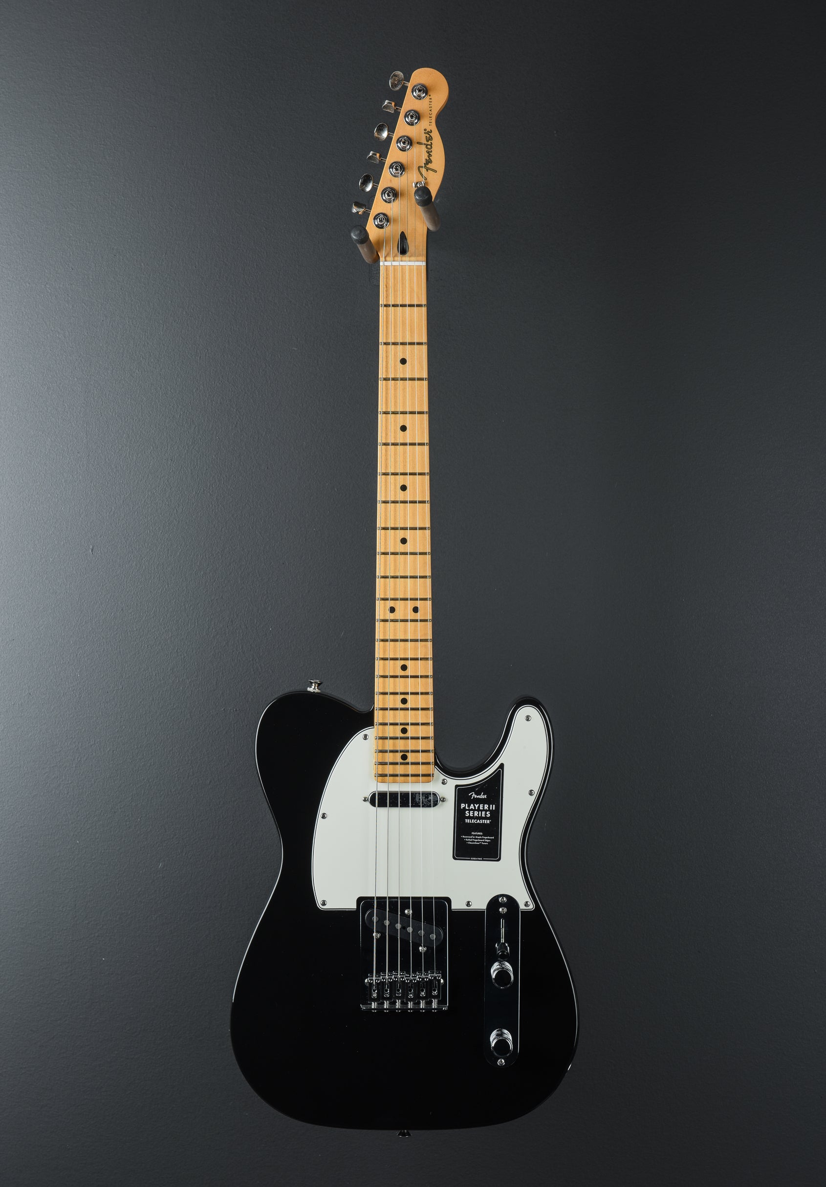 Player II Telecaster - Black w/Maple – Dave's Guitar Shop