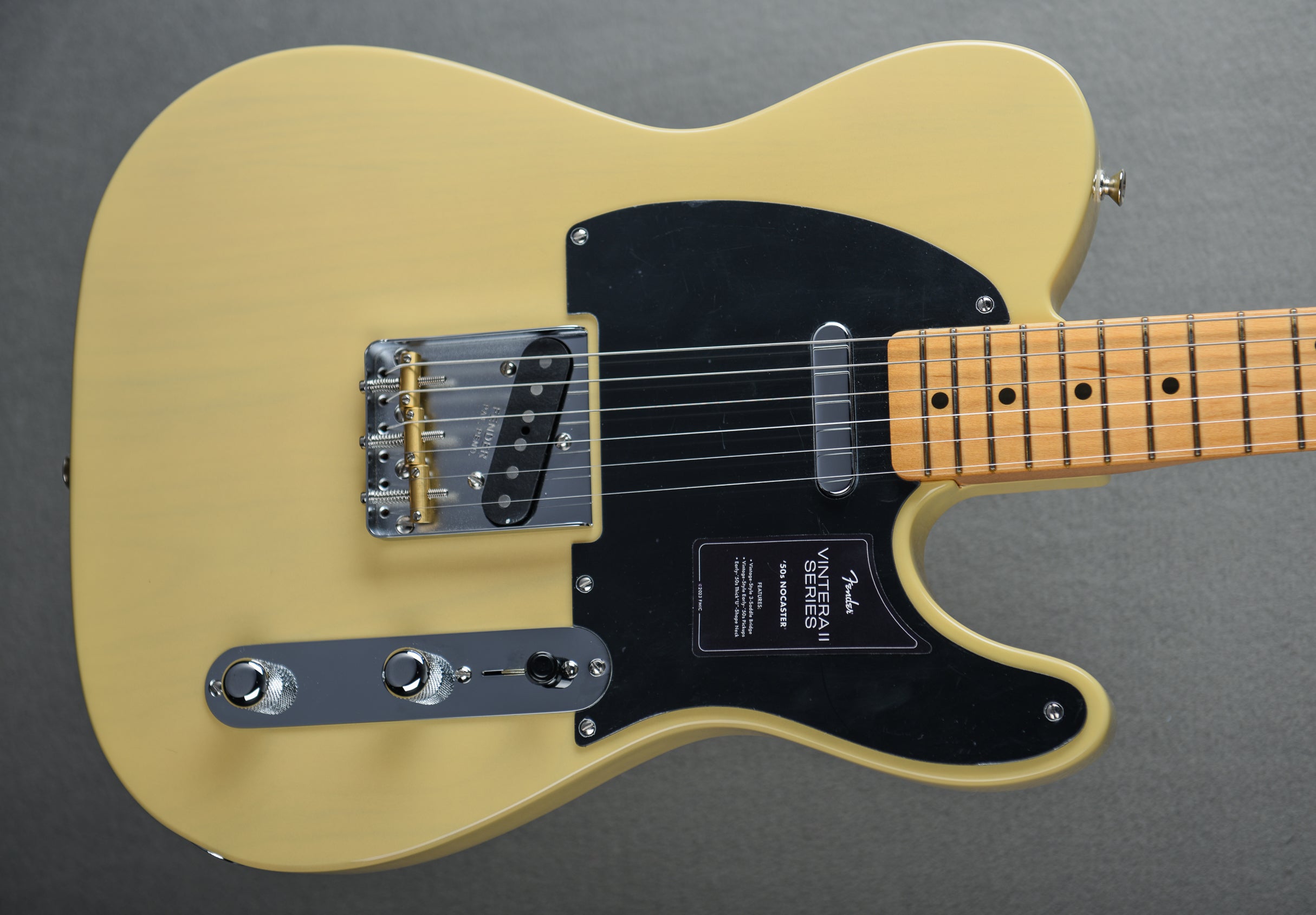 Vintera II '50s Nocaster - Blackguard Blonde – Dave's Guitar Shop