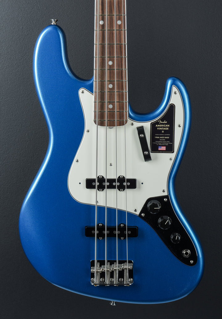 American Vintage II 1966 Jazz Bass - Lake Placid Blue