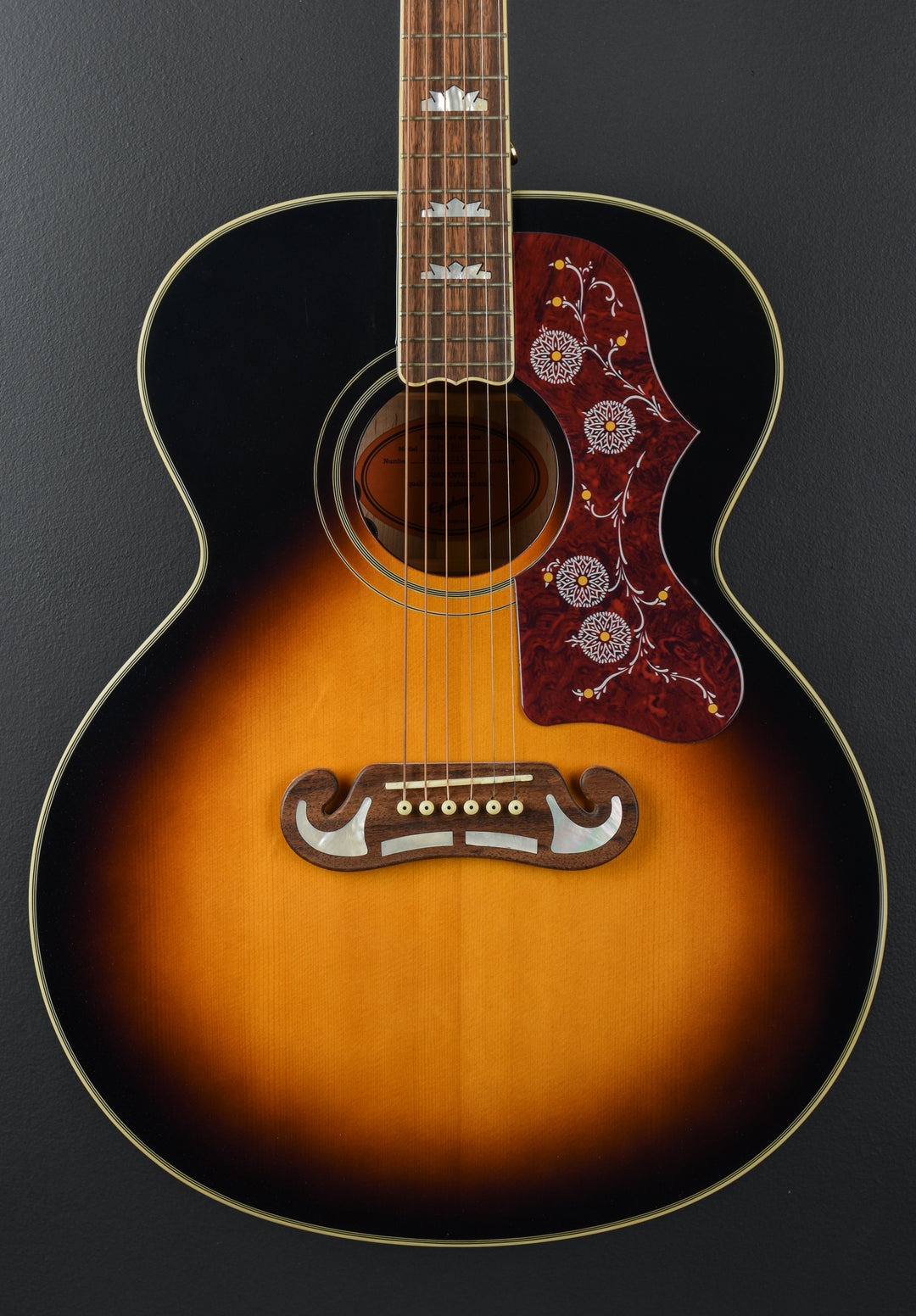 "Inspired by Gibson" J-200 - Aged Gloss Vintage Sunburst