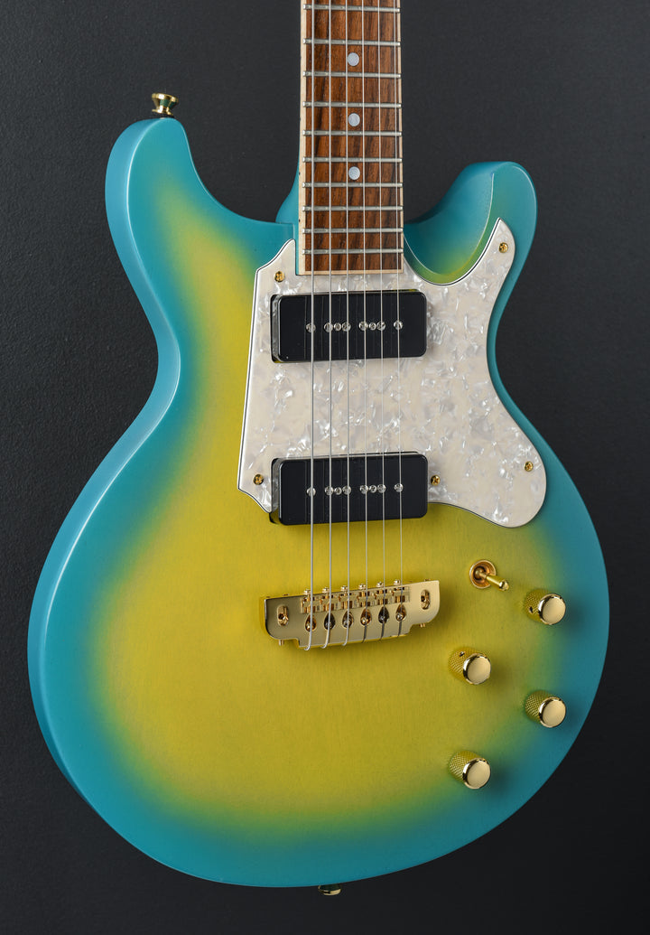 LP DC - Placid Blue/Bus Yellow Burst