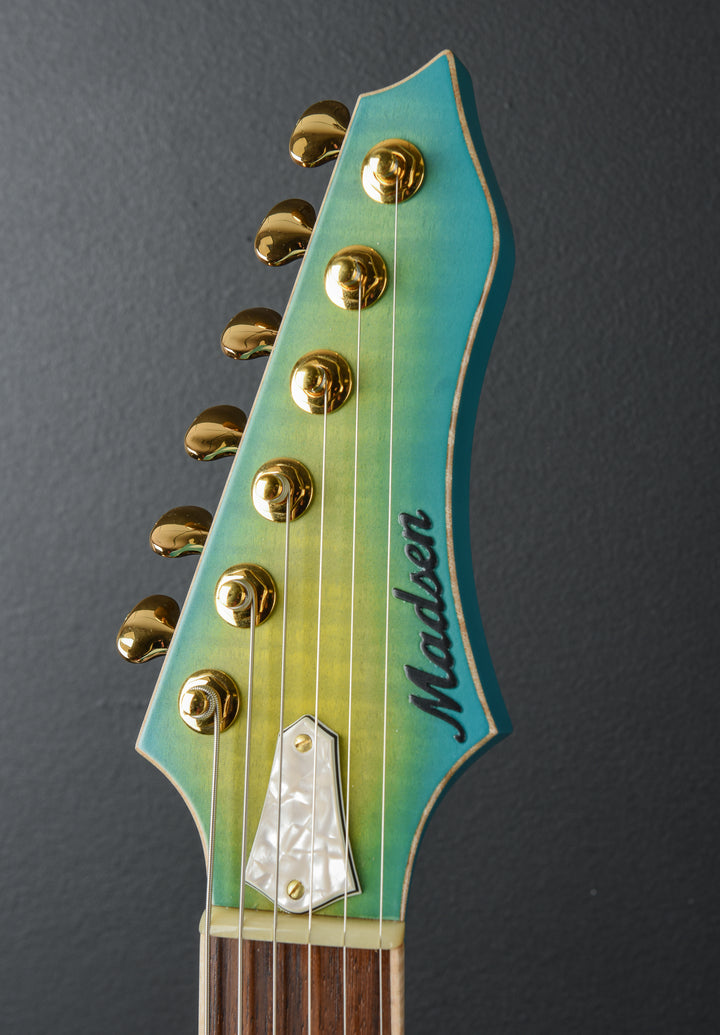 LP DC - Placid Blue/Bus Yellow Burst