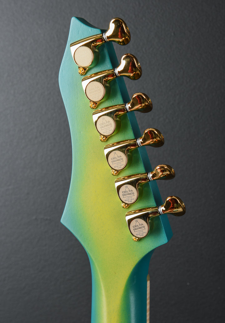 LP DC - Placid Blue/Bus Yellow Burst