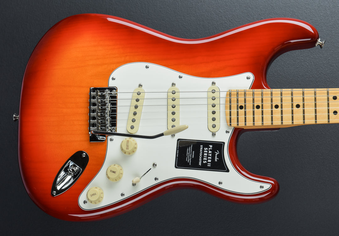 Player II Stratocaster - Aged Cherry Burst w/Maple