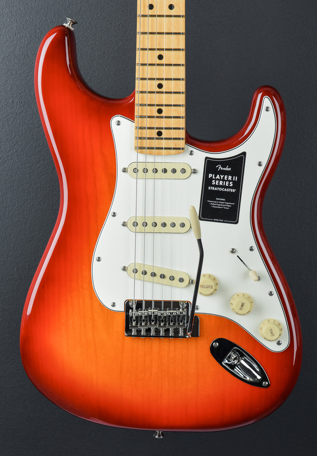 Player II Stratocaster - Aged Cherry Burst w/Maple