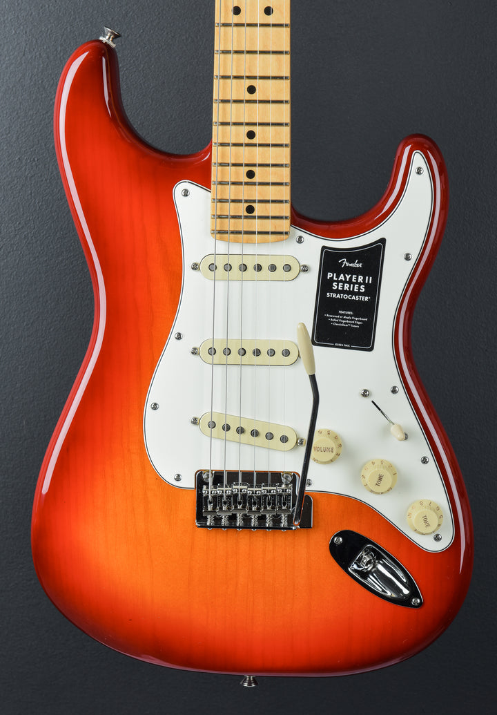 Player II Stratocaster - Aged Cherry Burst w/Maple