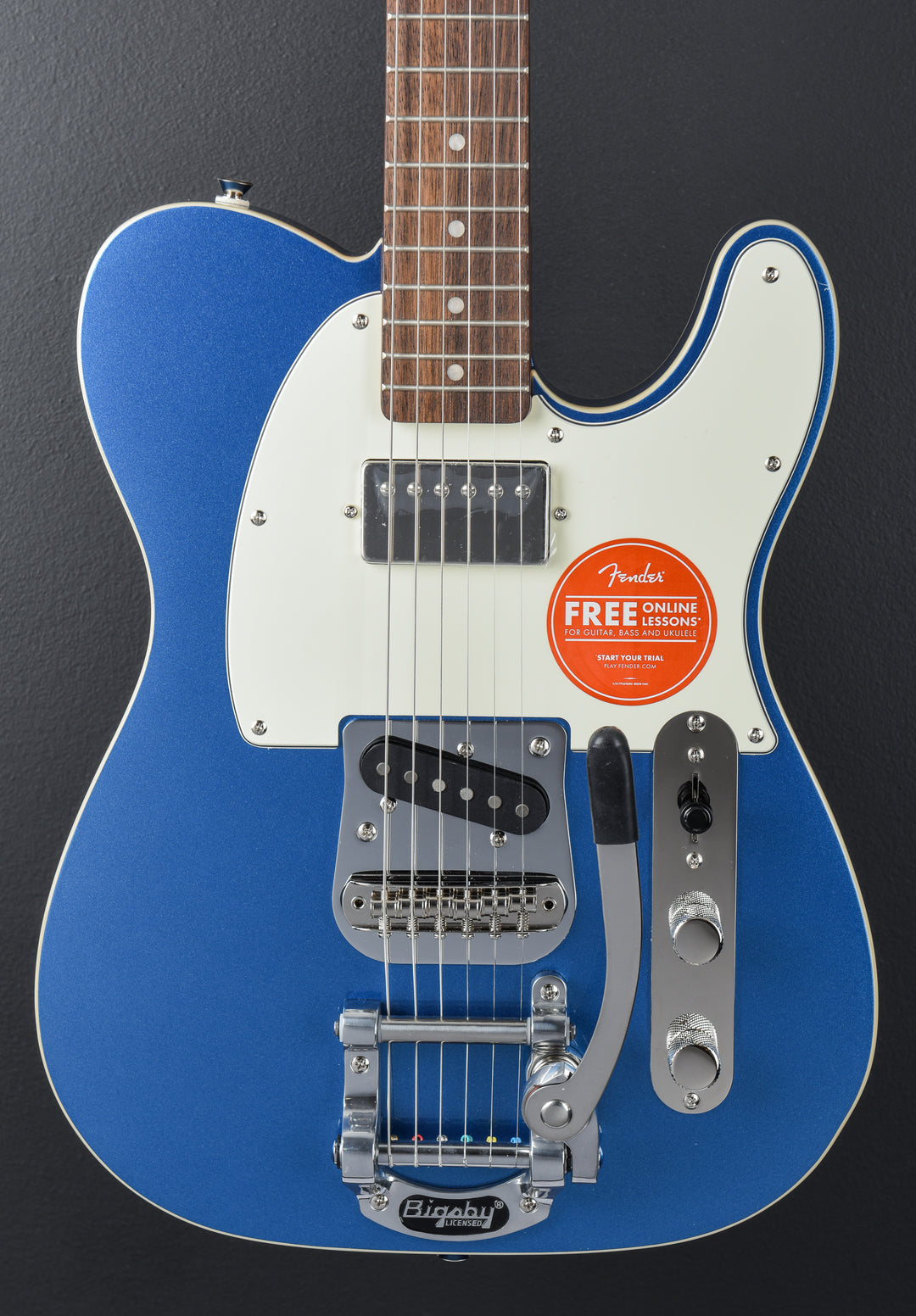 Classic Vibe Custom Telecaster SH w/Bigsby - Lake Placid Blue