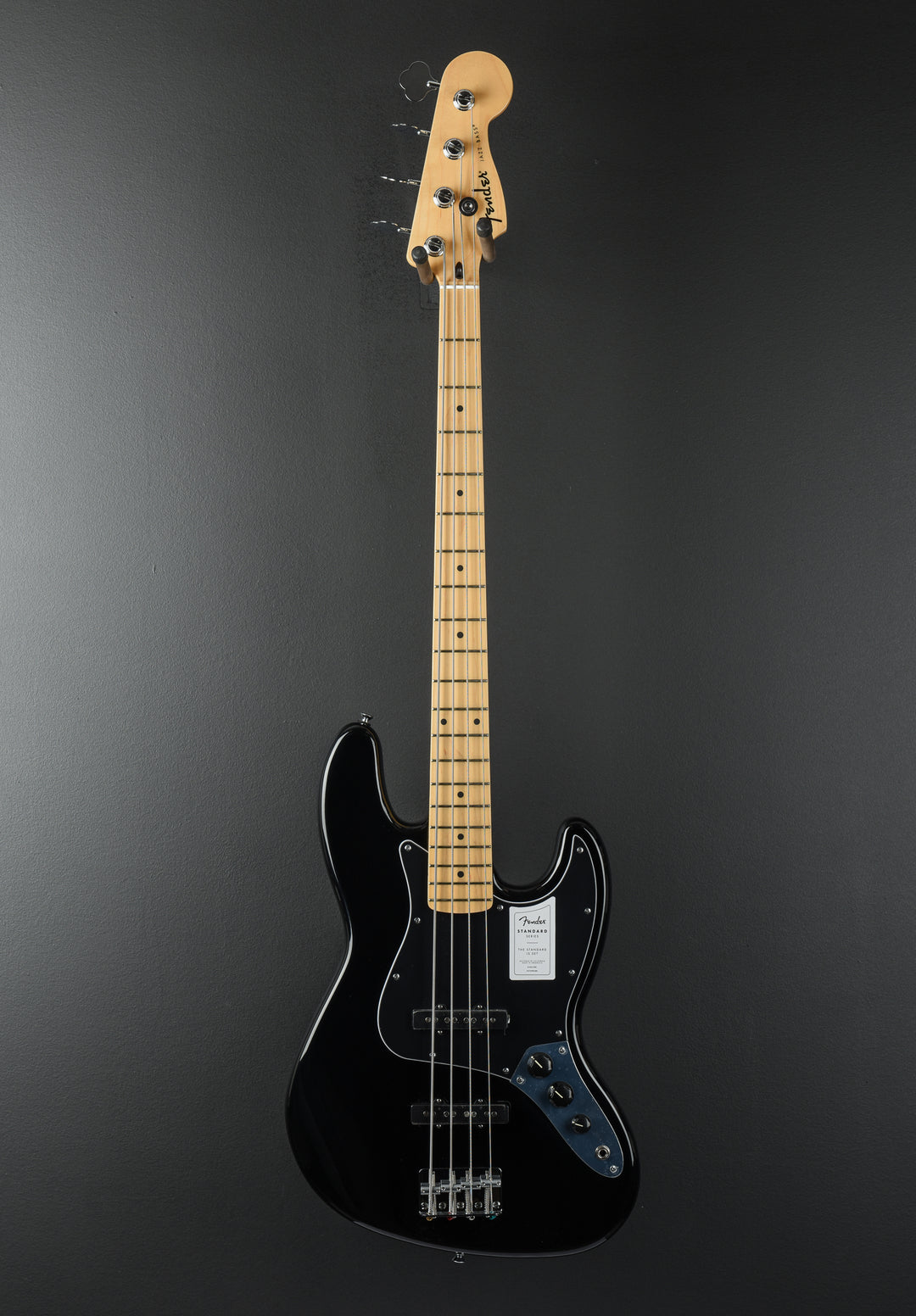 Standard Jazz Bass - Black w/Maple