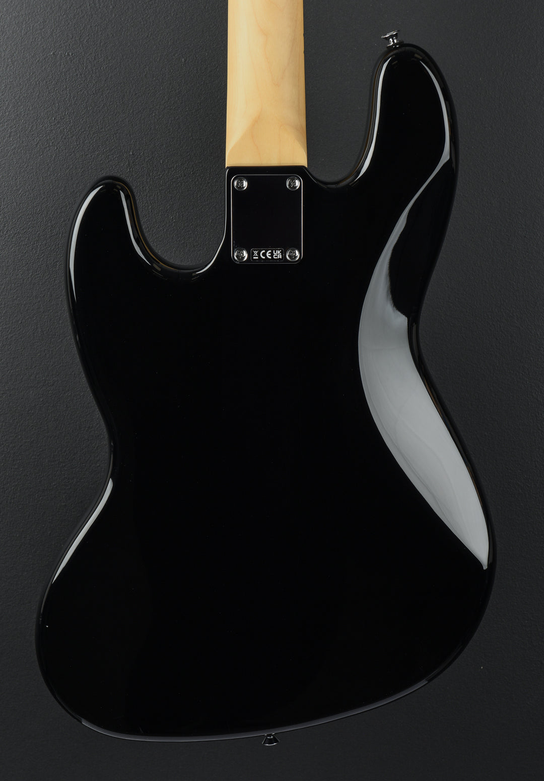 Standard Jazz Bass - Black w/Maple