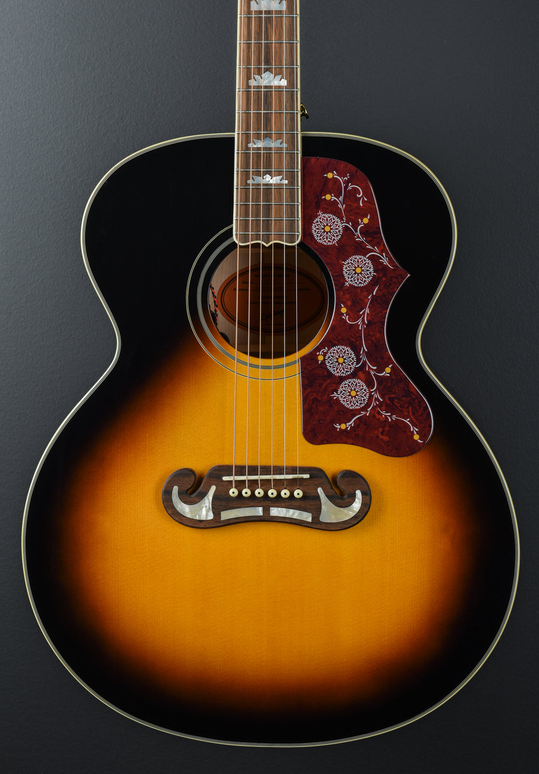 "Inspired by Gibson" J-200 - Aged Gloss Vintage Sunburst