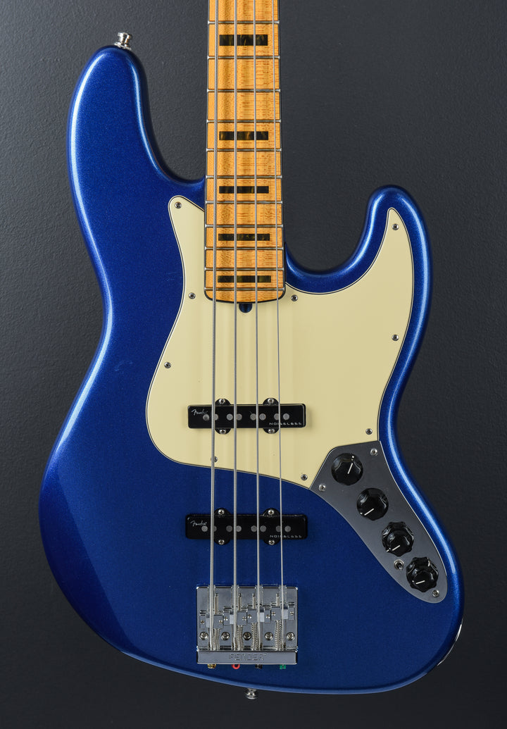 USED American Ultra Jazz Bass - Cobra Blue w/Maple '22