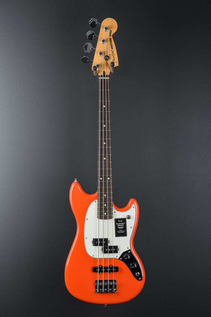 Player II Mustang Bass PJ - Coral Red w/Rosewood