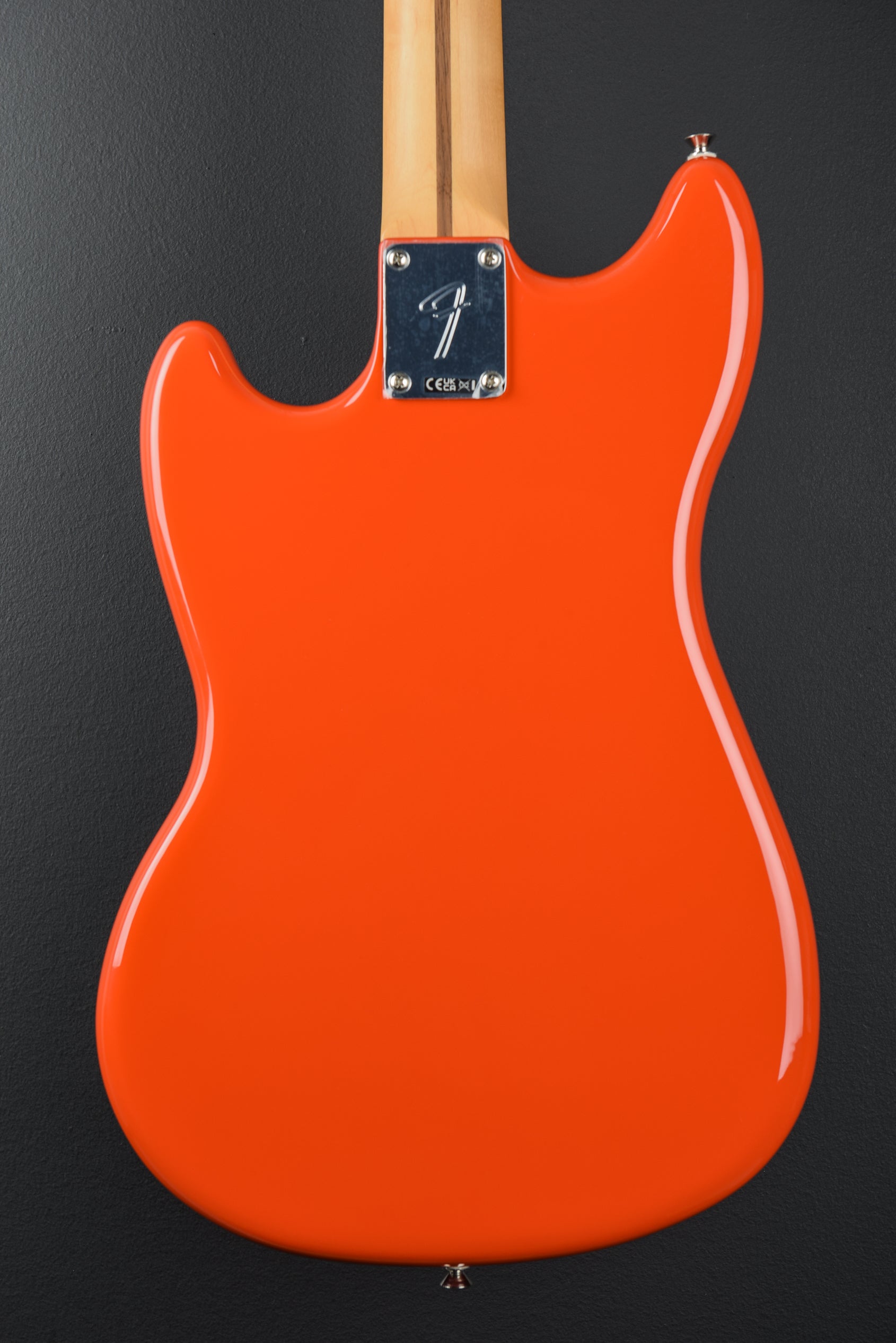 Player II Mustang Bass PJ - Coral Red w/Rosewood – Dave's Guitar Shop