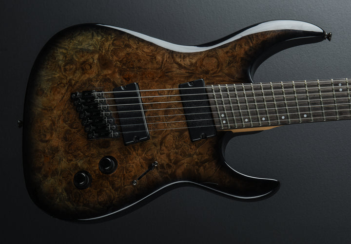Ninja N7F Polar Burl 7 String '16