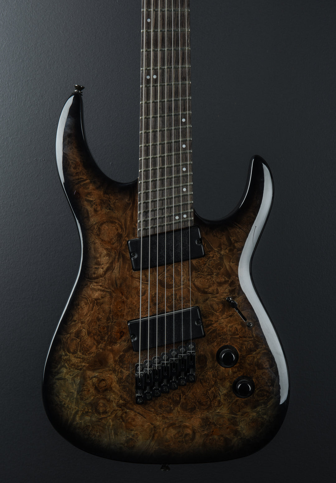 Ninja N7F Polar Burl 7 String '16