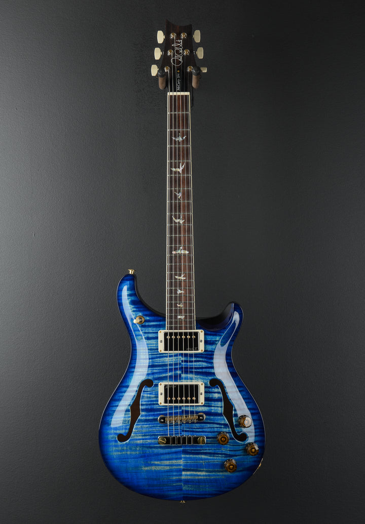 McCarty 594 Hollowbody II 10 Top - Cobalt Blue Wraparound Burst