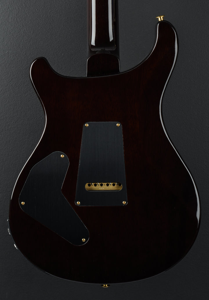 Custom 24 Piezo 10 Top - Black Gold Wraparound Burst