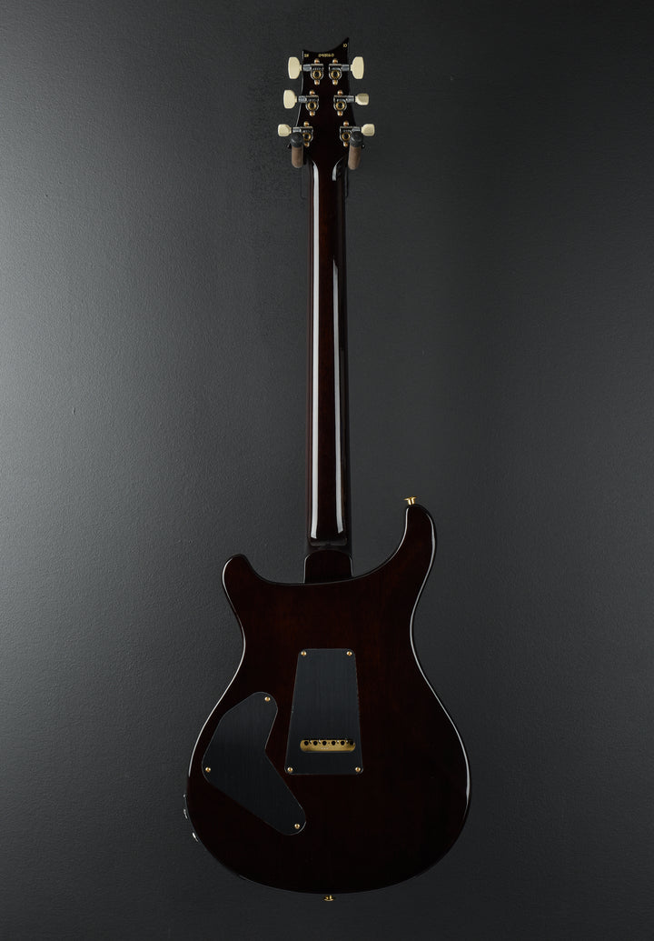 Custom 24 Piezo 10 Top - Black Gold Wraparound Burst