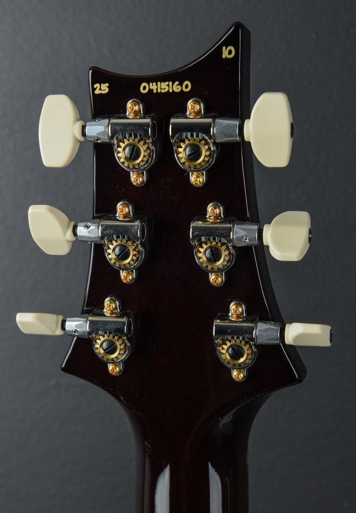Custom 24 Piezo 10 Top - Black Gold Wraparound Burst