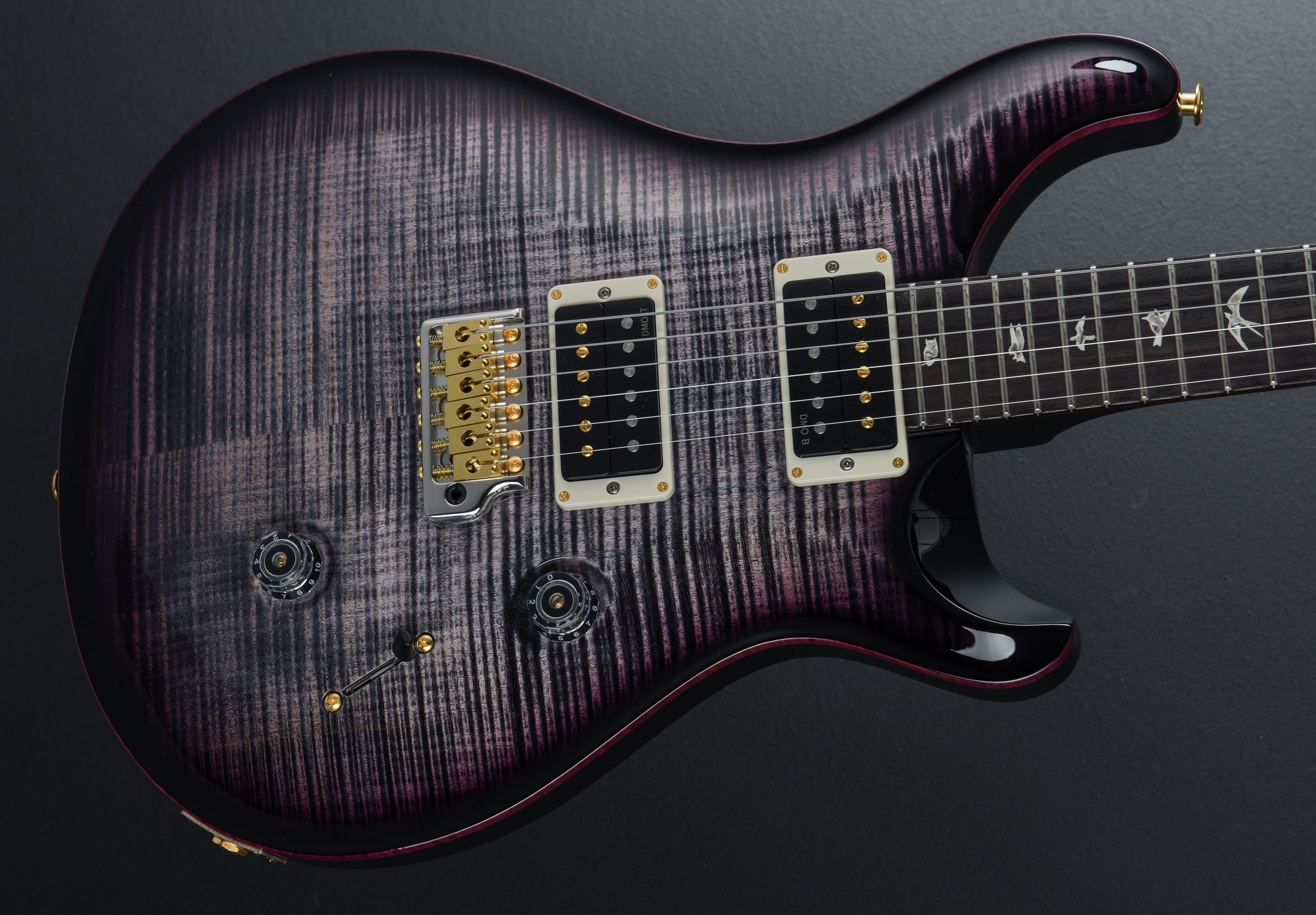 PRS CU24 10 Top Charcoal Purple Burst 中古 Custom 24 10 Top - Purple Mist Smokeburst – Dave's Guitar Shop