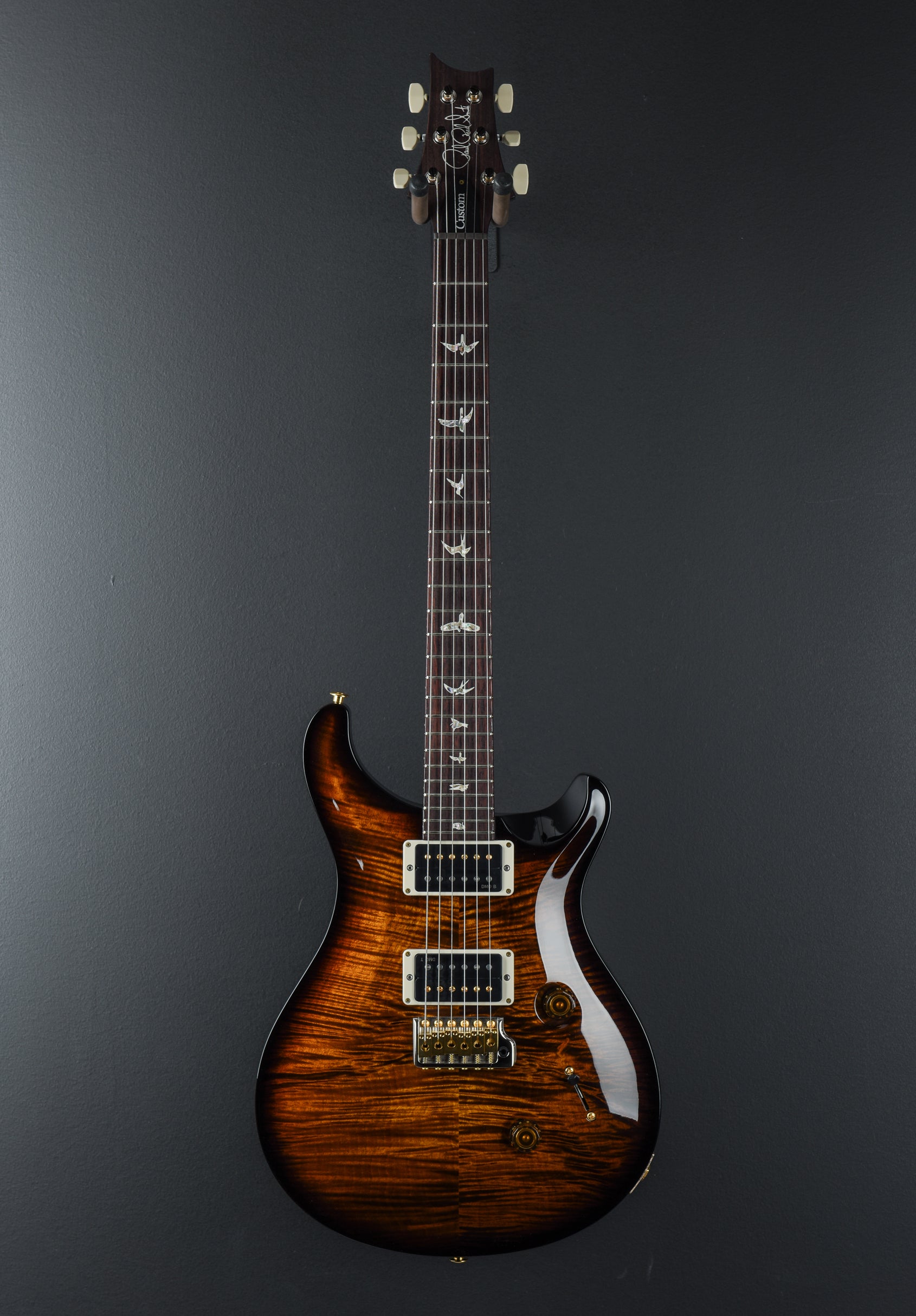 Custom 24 10 Top - Black Gold Wraparound Burst – Dave's Guitar Shop