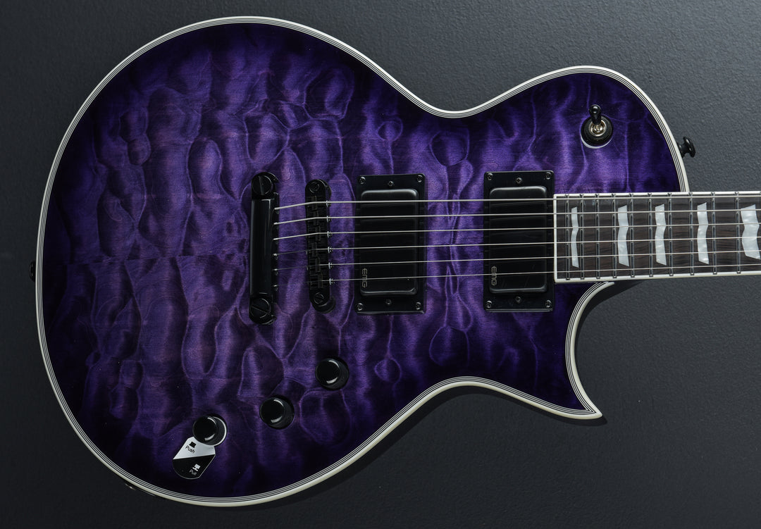EC-1000 QM - See Thru Purple Sunburst
