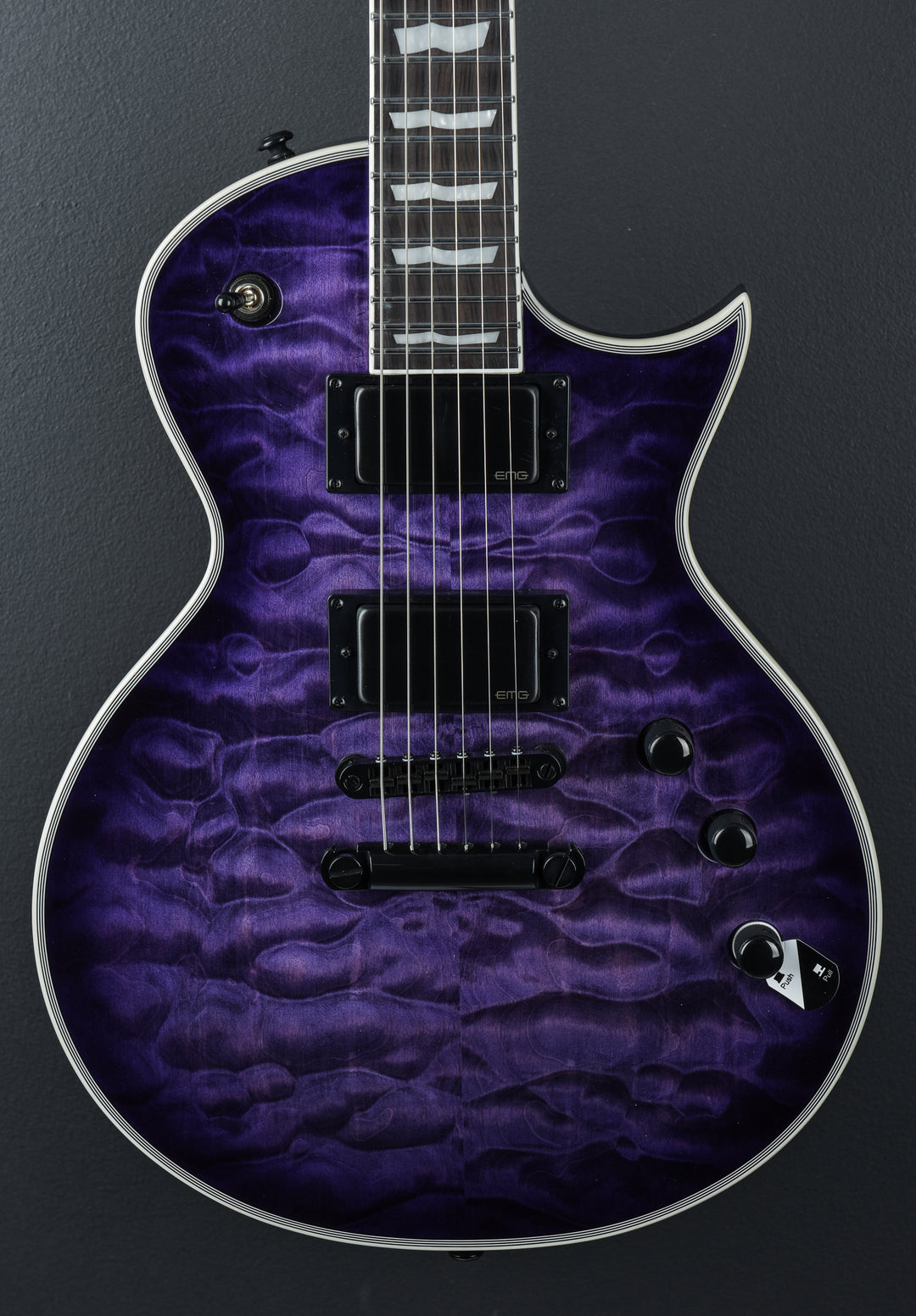 EC-1000 QM - See Thru Purple Sunburst