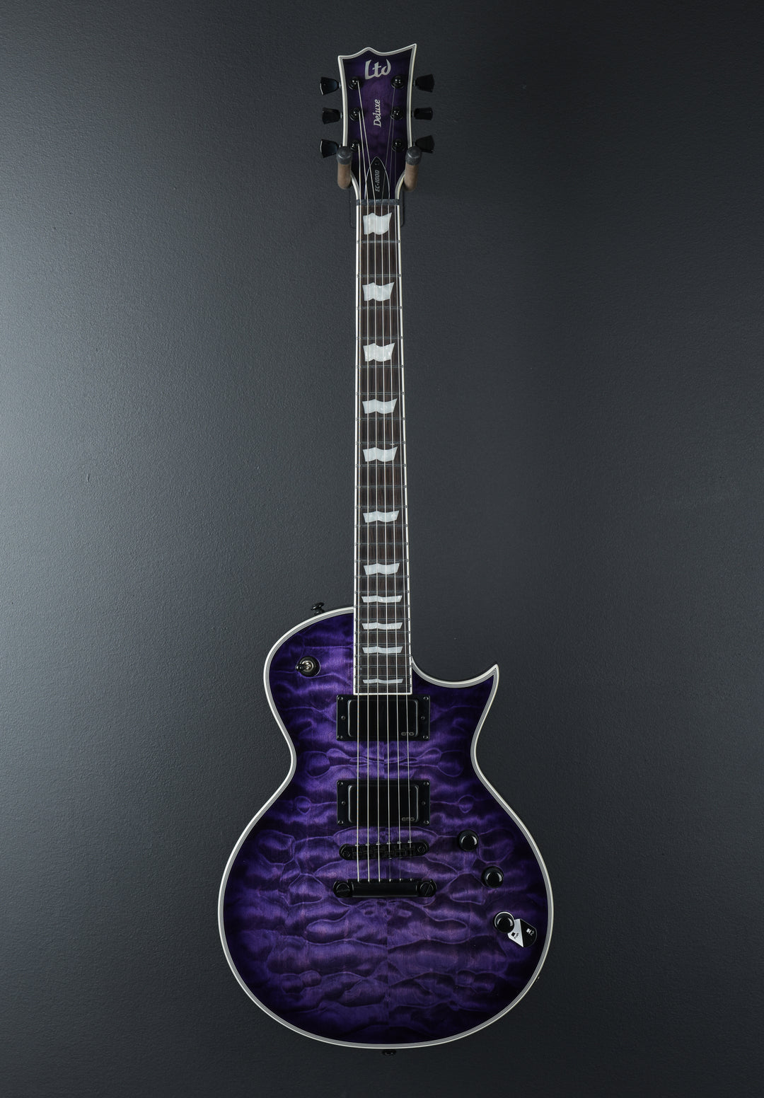 EC-1000 QM - See Thru Purple Sunburst