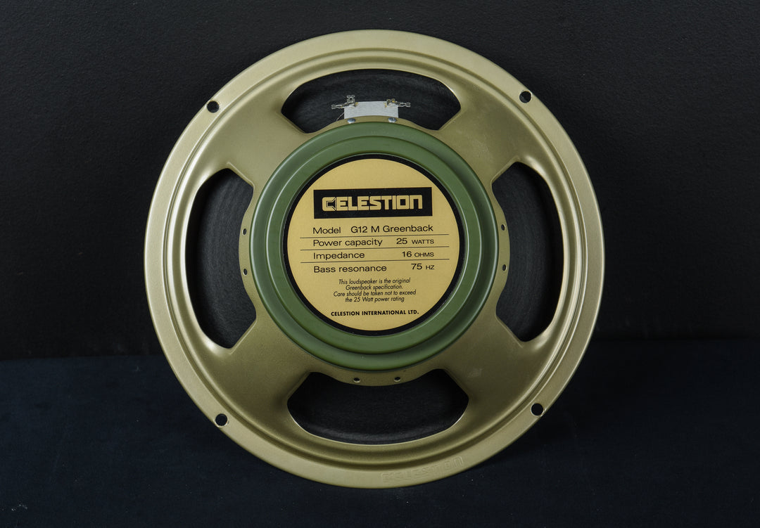G12M Greenback 12" Speaker, Recent
