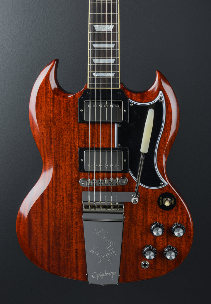 "Inspired by Gibson Custom" 1964 SG Standard Reissue w/Maestro Vibrola - Cherry Red