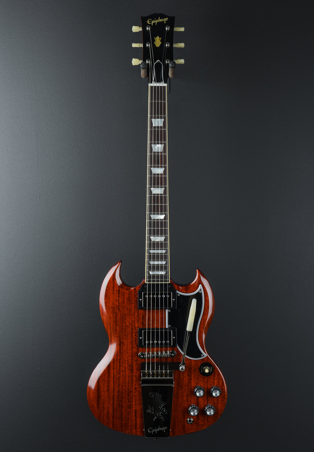 "Inspired by Gibson Custom" 1964 SG Standard Reissue w/Maestro Vibrola - Cherry Red