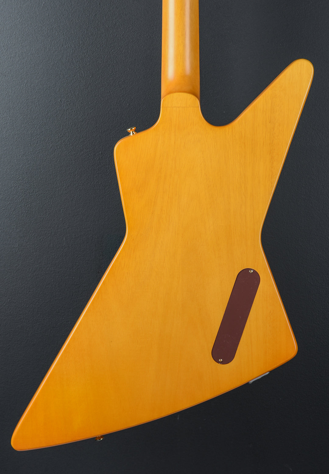 "Inspired by Gibson Custom" 1958 Korina Explorer Left Handed - Aged Natural