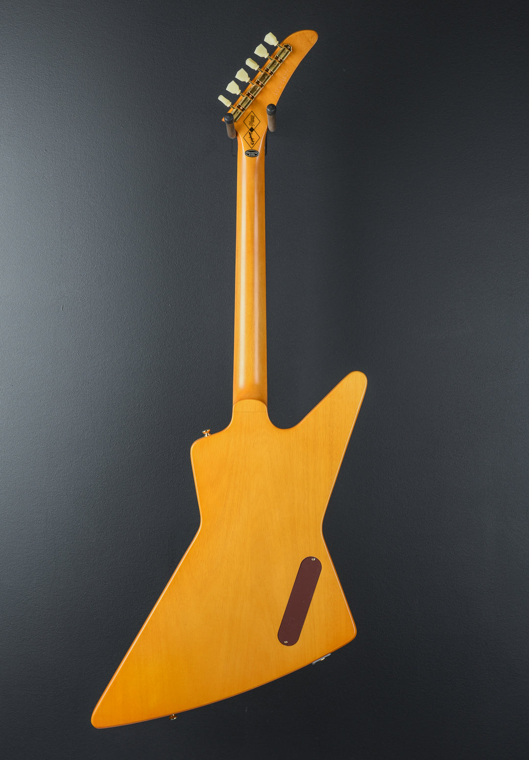 "Inspired by Gibson Custom" 1958 Korina Explorer Left Handed - Aged Natural
