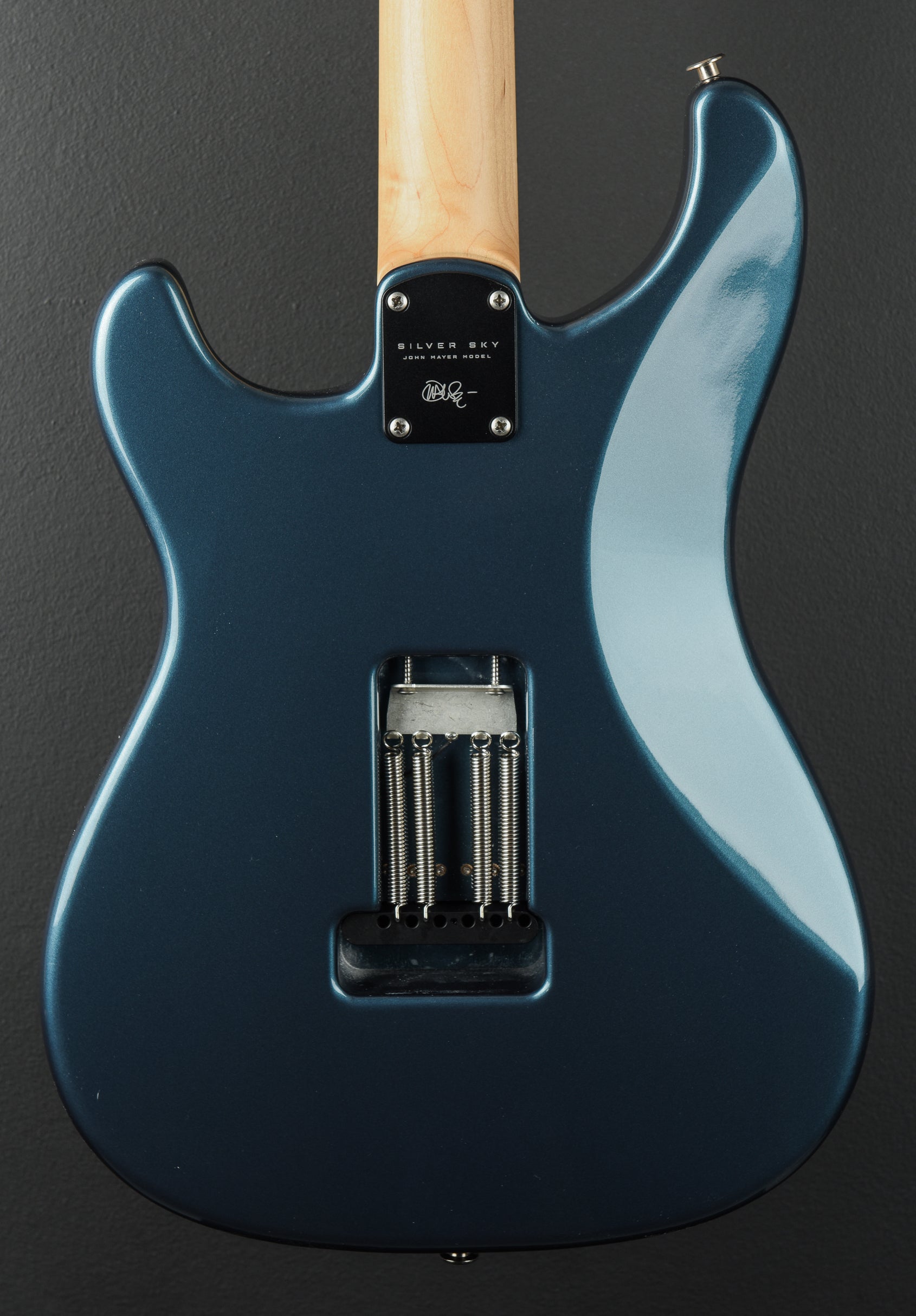 John Mayer Silver Sky - Venetian Blue w/Maple – Dave's Guitar Shop