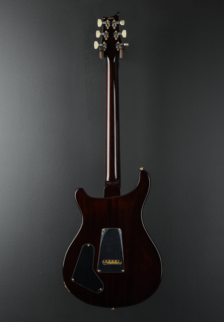 Studio 10 Top - Black Gold Wraparound Burst