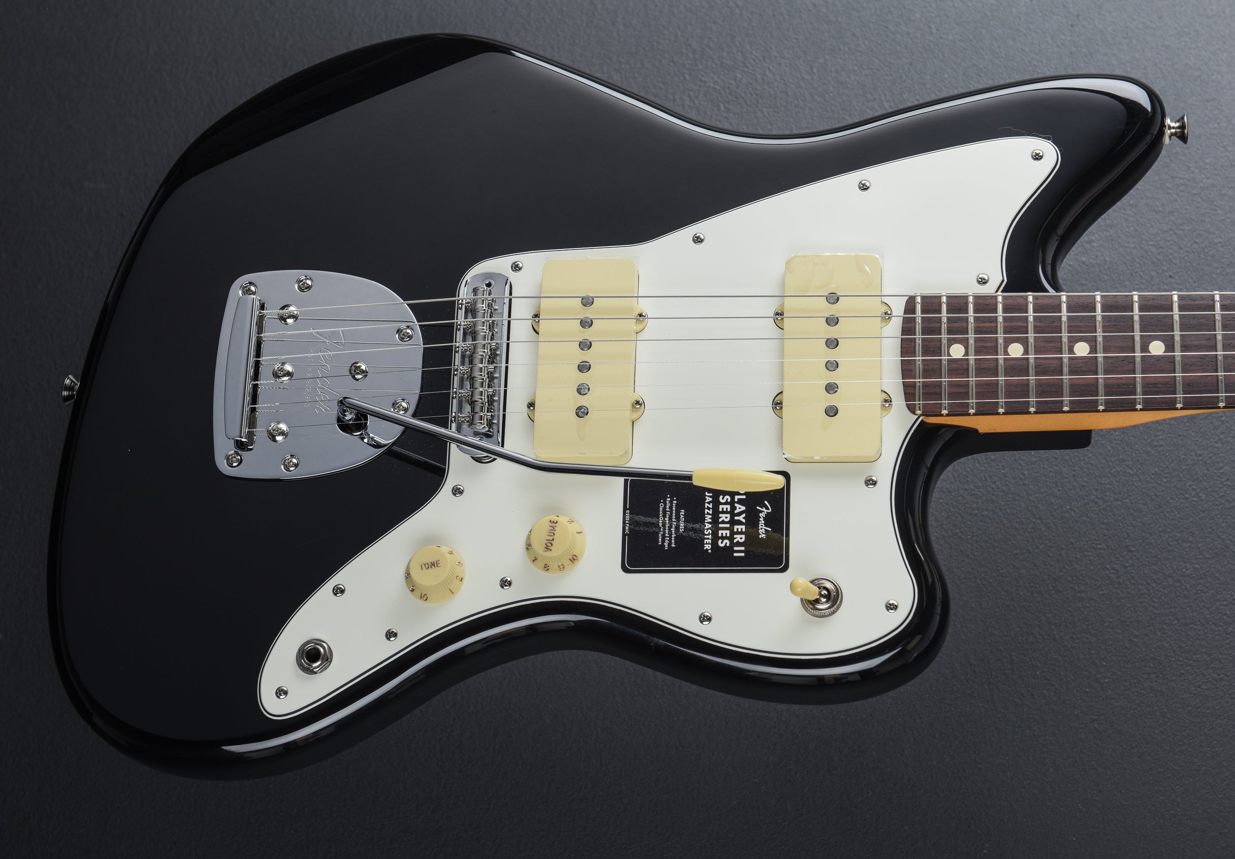 Player II Jazzmaster - Black – Dave's Guitar Shop