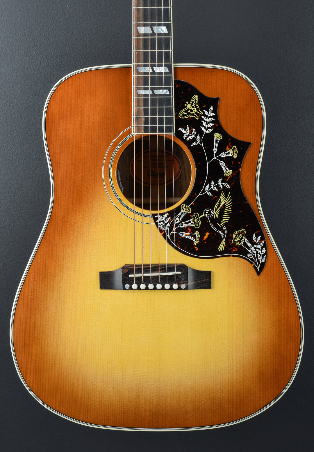 Custom Shop Greatest Hits Volume II Hummingbird Koa/Carpathian Spruce - Honeyburst