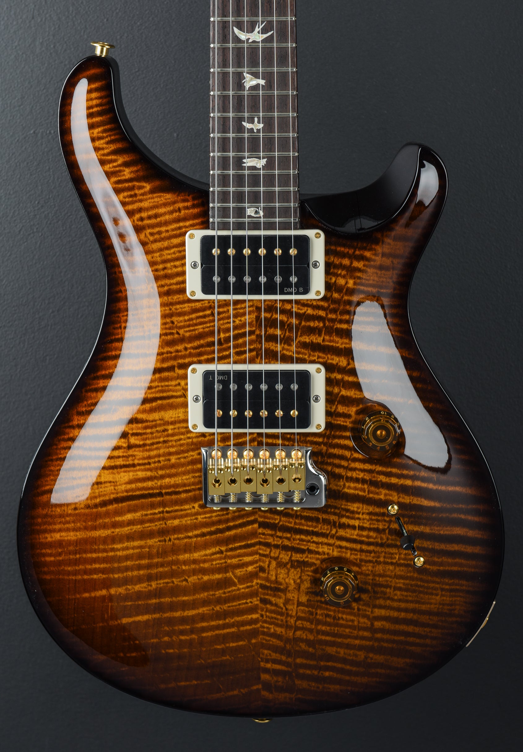 Custom 24 10 Top - Black Gold Wraparound Burst – Dave's Guitar Shop