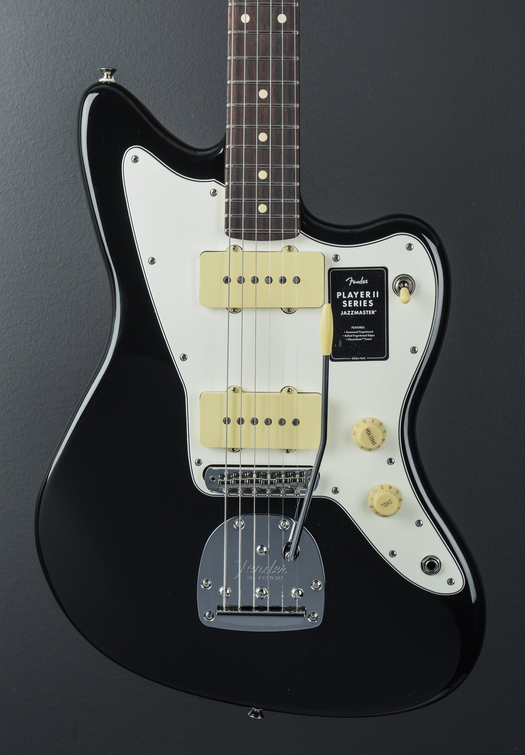 Player II Jazzmaster - Black – Dave's Guitar Shop