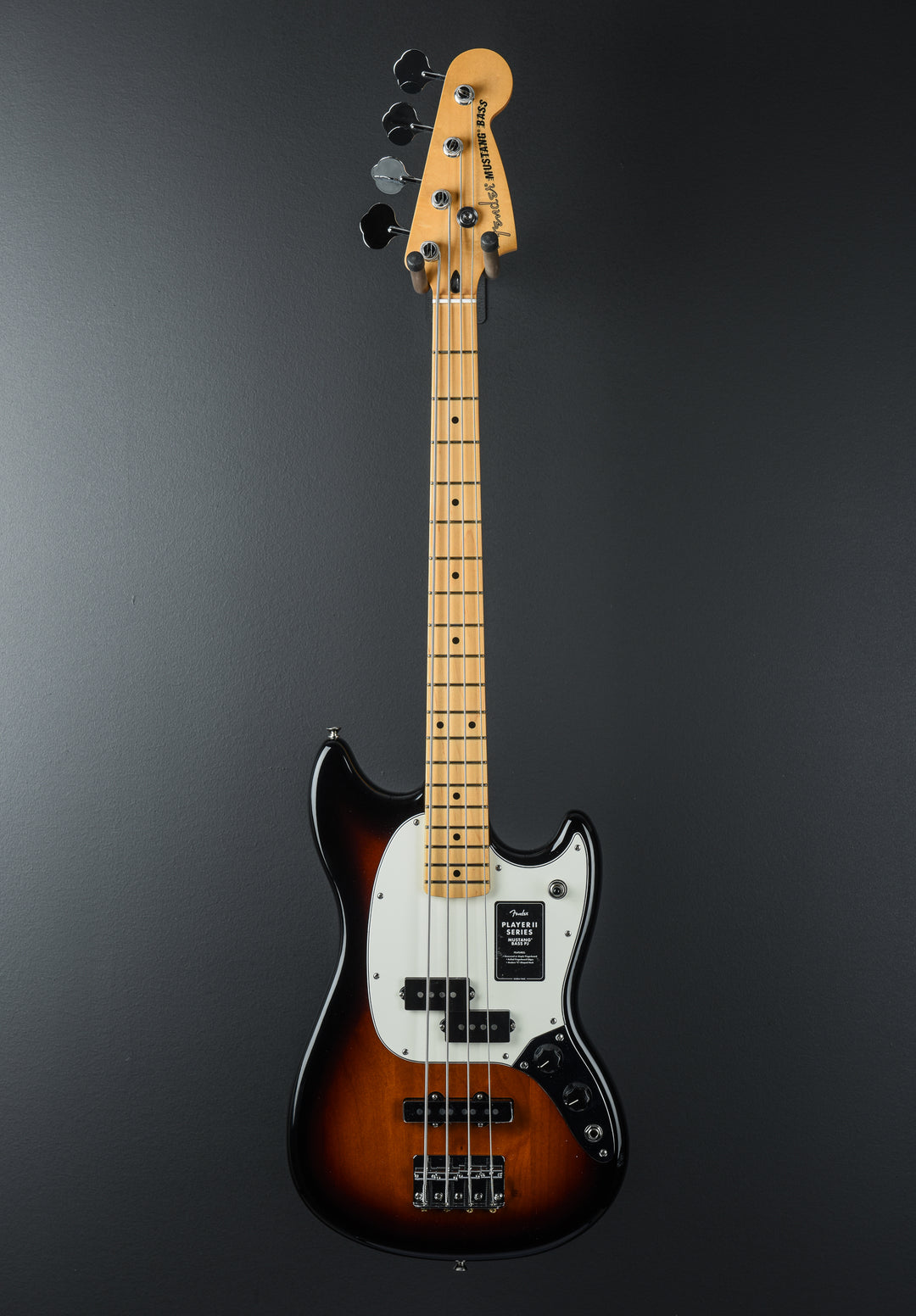 Player II Mustang Bass PJ - 3 Color Sunburst w/Maple