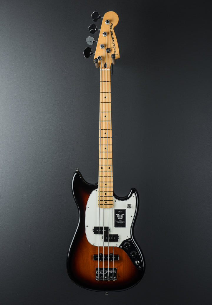 Player II Mustang Bass PJ - 3 Color Sunburst w/Maple