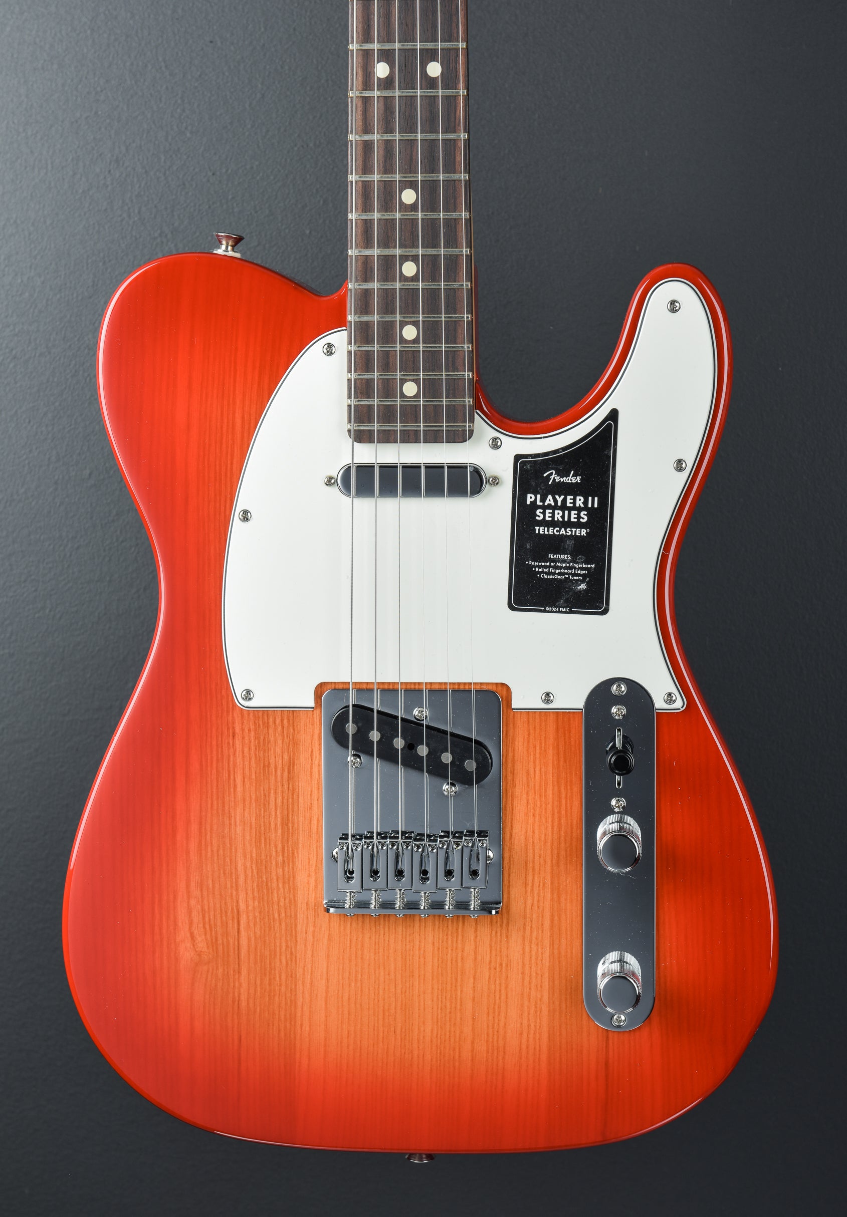 Player II Telecaster - Aged Cherry Burst w/Rosewood – Dave's