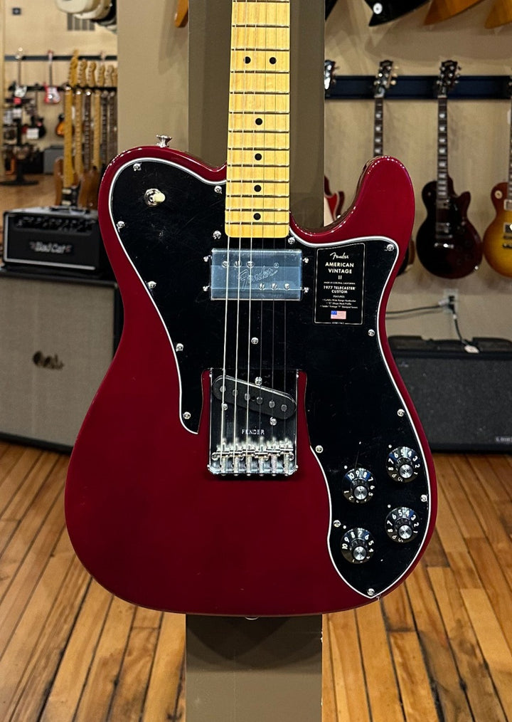 American Vintage II 1977 Telecaster Custom - Wine w/Maple