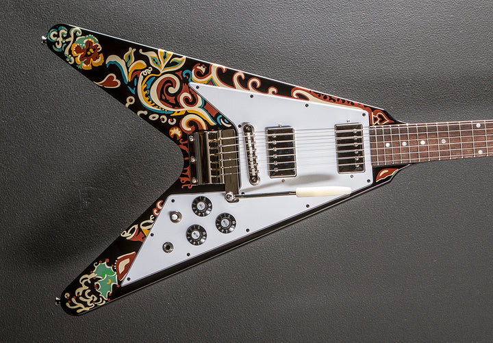 Jimi Hendrix "Love Drops" Flying V - Ebony