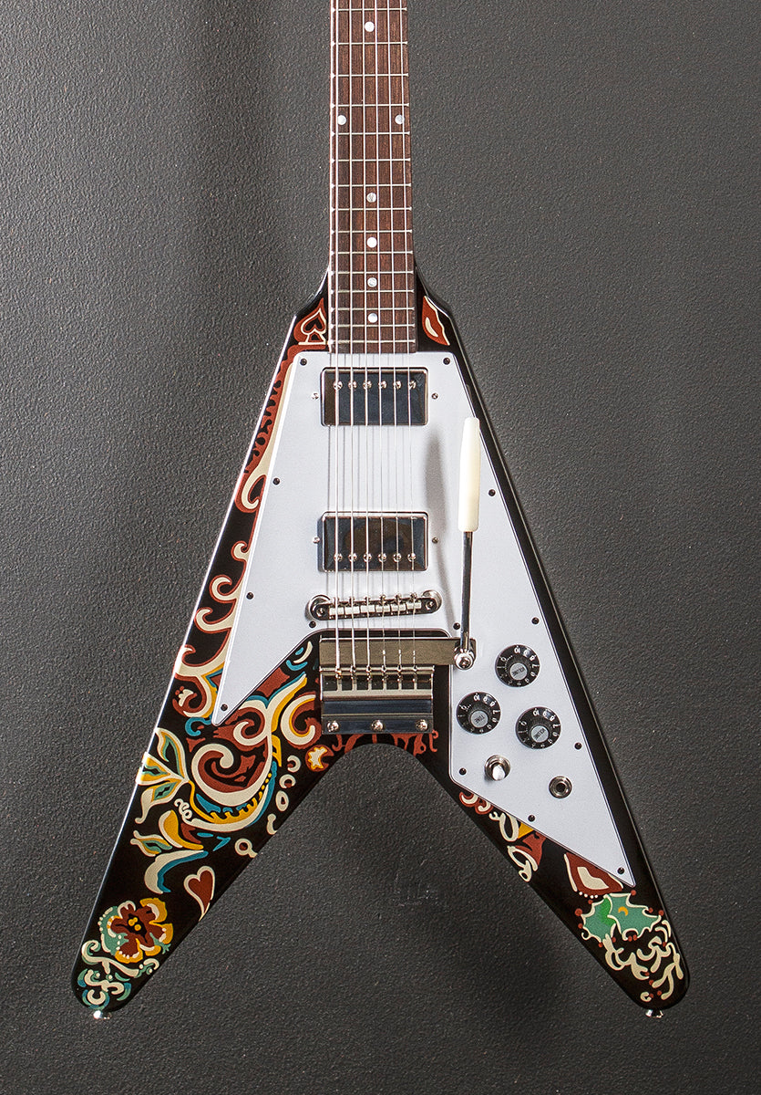 Jimi Hendrix "Love Drops" Flying V - Ebony
