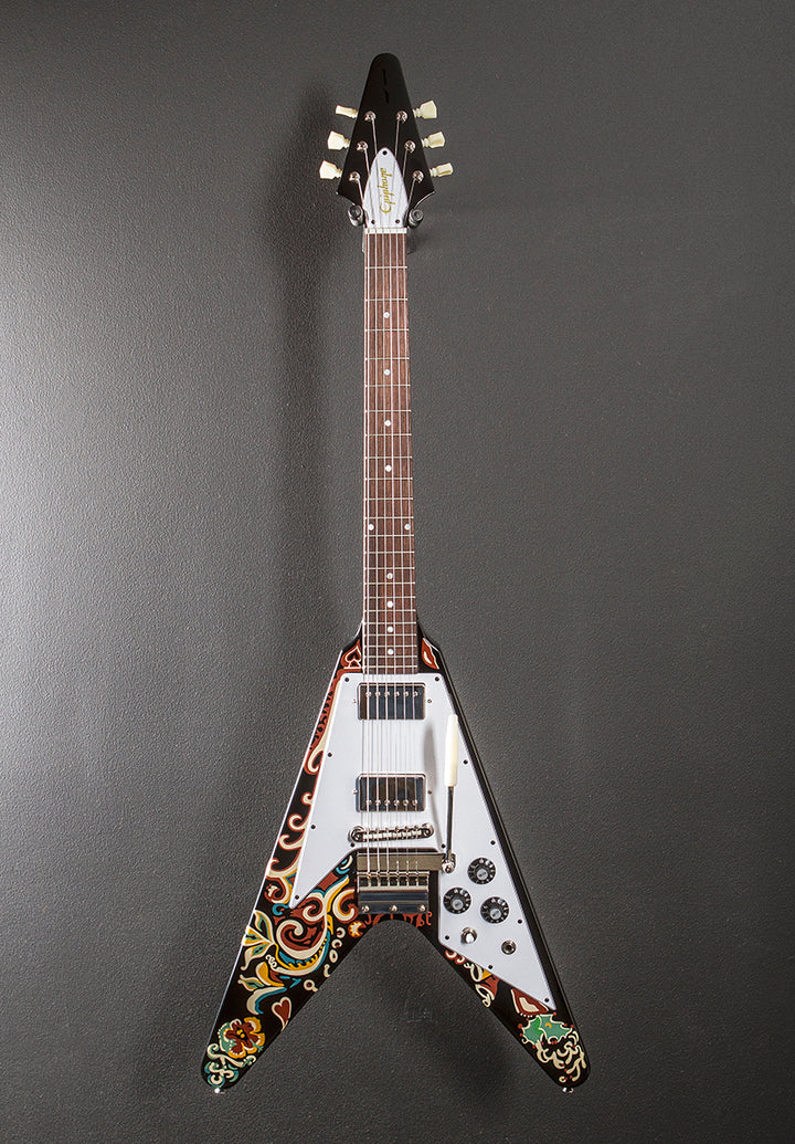Jimi Hendrix "Love Drops" Flying V - Ebony