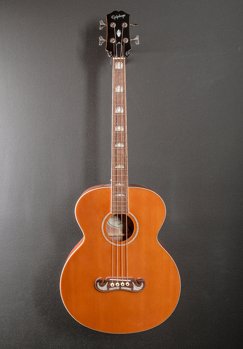 El Capitan J-200 Studio Bass Left Hand - Aged Vintage Natural